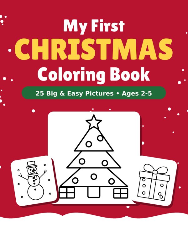 My First Christmas Coloring Book cover